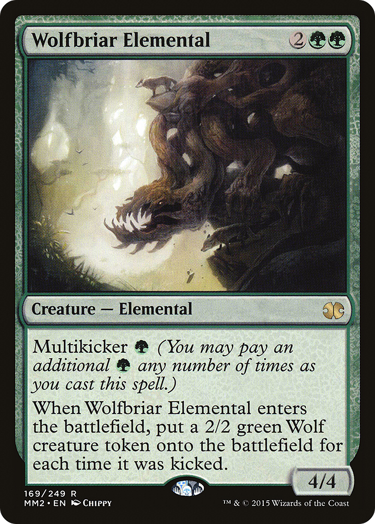 Wolfbriar Elemental (MM2-169) [Modern Masters 2015] Foil MTG Single Modern Masters 2015