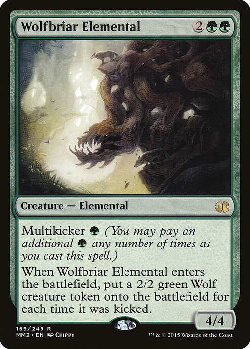 Wolfbriar Elemental (MM2-169) [Modern Masters 2015] MTG Single Modern Masters 2015