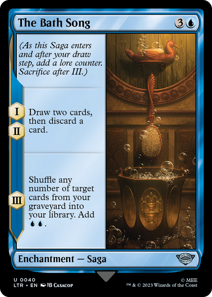 The Bath Song (LTR-040) [The Lord of the Rings: Tales of Middle-earth] MTG Single Wizards of the Coast