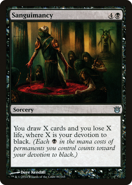 Sanguimancy (BNG-081) [Born of the Gods] MTG Single Wizards of the Coast