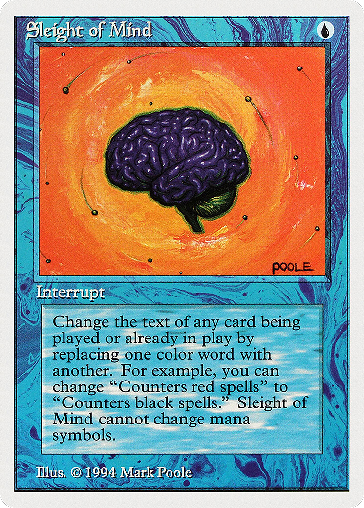 Sleight of Mind (SUM-081) [Misc] Summer Magic / Edgar MTG Single Wizards of the Coast