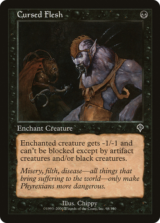 Cursed Flesh (INV-098) [Invasion] MTG Single Wizards of the Coast