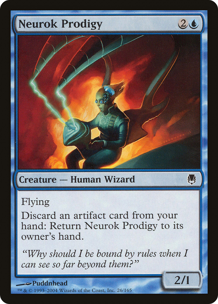 Neurok Prodigy (DST-026) [Darksteel] MTG Single Wizards of the Coast