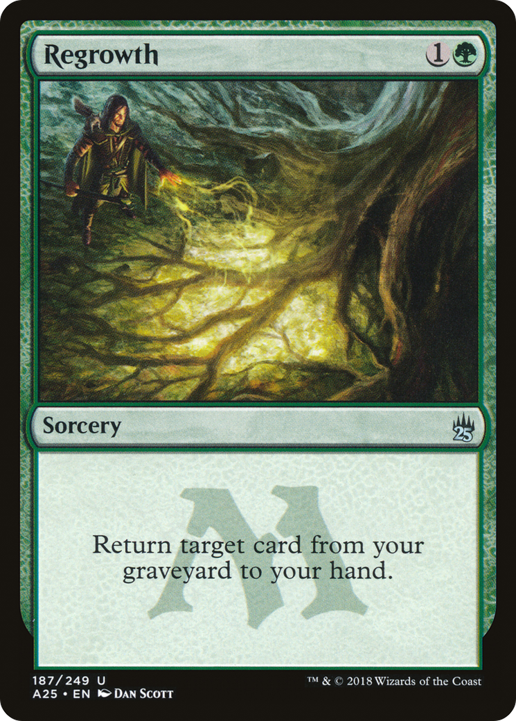 Regrowth (A25-187) [Masters 25] MTG Single Wizards of the Coast
