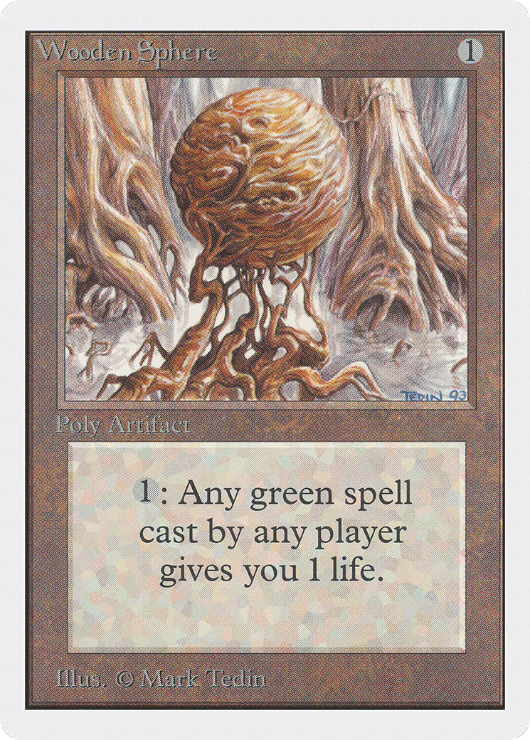 Wooden Sphere (2ED-277) [Oldschool] Unlimited Edition MTG Single Wizards of the Coast