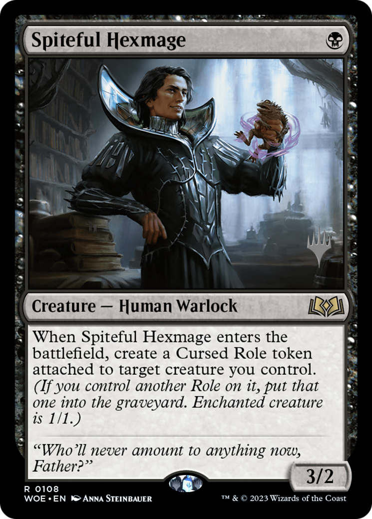 Spiteful Hexmage (PPWOE-108) [Wilds of Eldraine Promos] MTG Single Wizards of the Coast