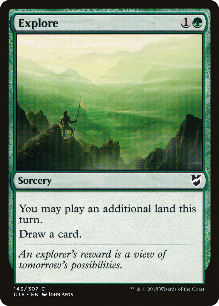 Explore (C18-143) [Commander 2018] MTG Single Wizards of the Coast