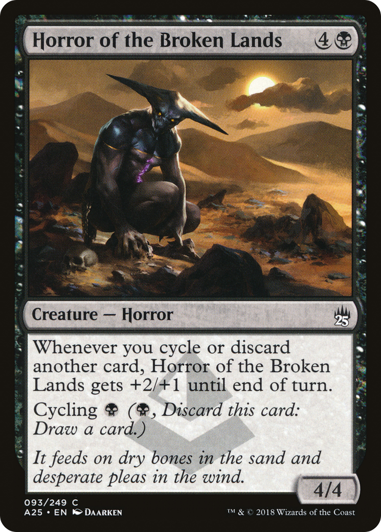 Horror of the Broken Lands (A25-093) [Masters 25] Foil MTG Single Wizards of the Coast