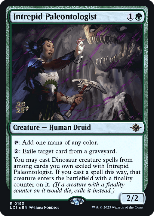 Intrepid Paleontologist (PRE-193) [The Lost Caverns of Ixalan Promos] Foil MTG Single Wizards of the Coast