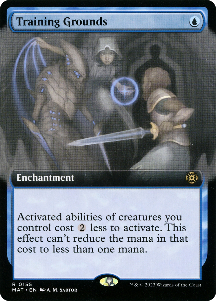 Training Grounds (MAT-155) [March of the Machine: The Aftermath] (Extended Art) Foil MTG Single Wizards of the Coast