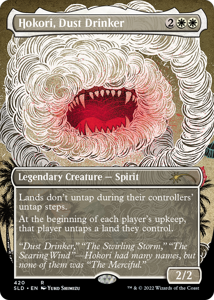Hokori, Dust Drinker (SLD-420) [Secret Lair] Drop (Borderless) Foil MTG Single Wizards of the Coast