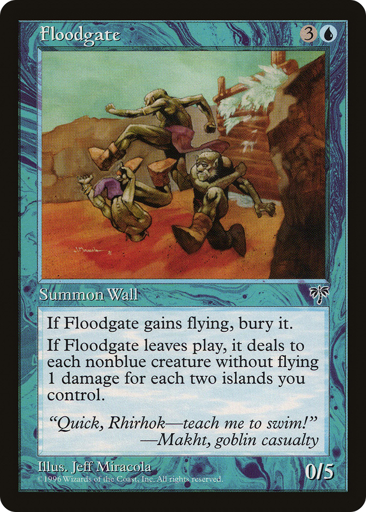 Floodgate (MIR-067) [Mirage] MTG Single Wizards of the Coast