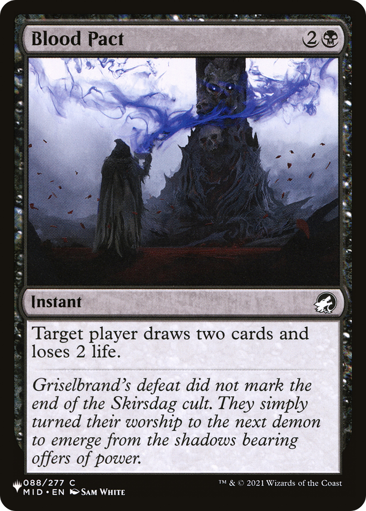 Blood Pact (LIST-MID-88) [Mystery Booster] The List MTG Single Wizards of the Coast
