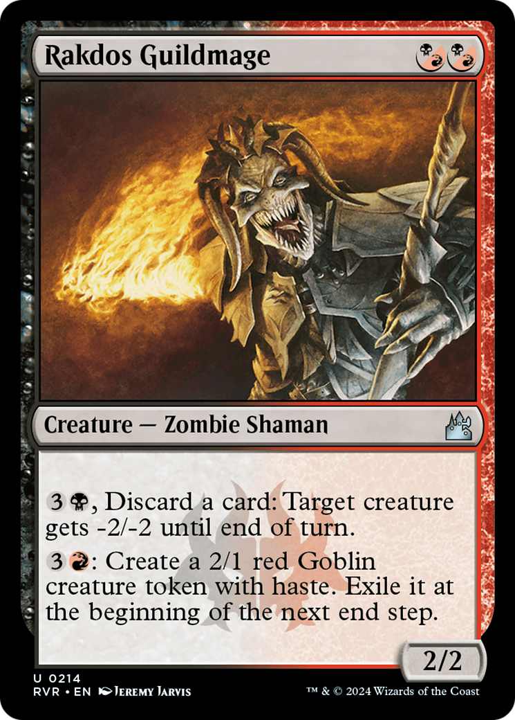 Rakdos Guildmage (RVR-214) [Ravnica Remastered] MTG Single Wizards of the Coast
