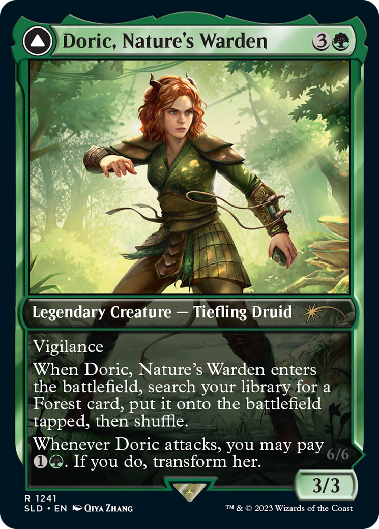 Doric, Nature's Warden (SLD-1241) [Secret Lair] Drop Foil MTG Single Wizards of the Coast