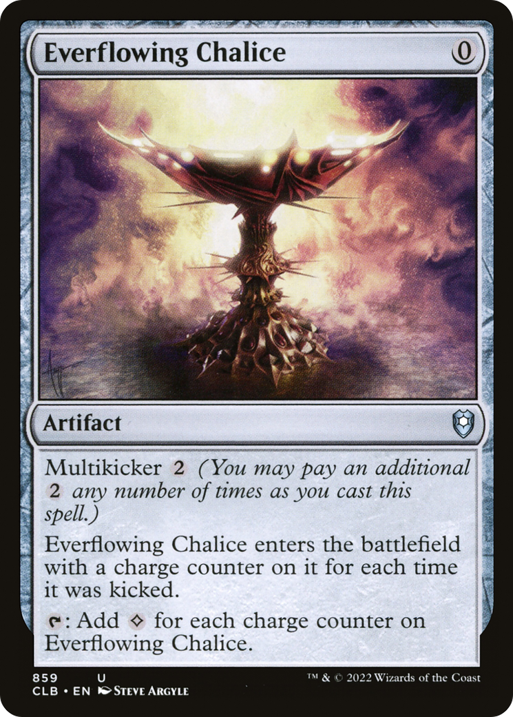 Everflowing Chalice (CLB-859) [Commander Legends: Battle for Baldur's Gate] MTG Single Wizards of the Coast