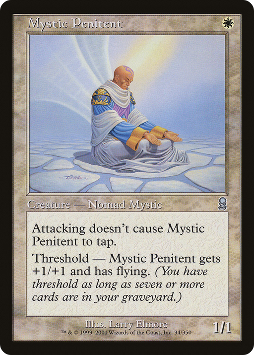 Mystic Penitent (ODY-034) [Odyssey] MTG Single Wizards of the Coast