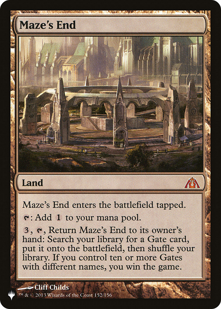 Maze's End (LIST-DGM-152) [Mystery Booster] The List MTG Single Wizards of the Coast