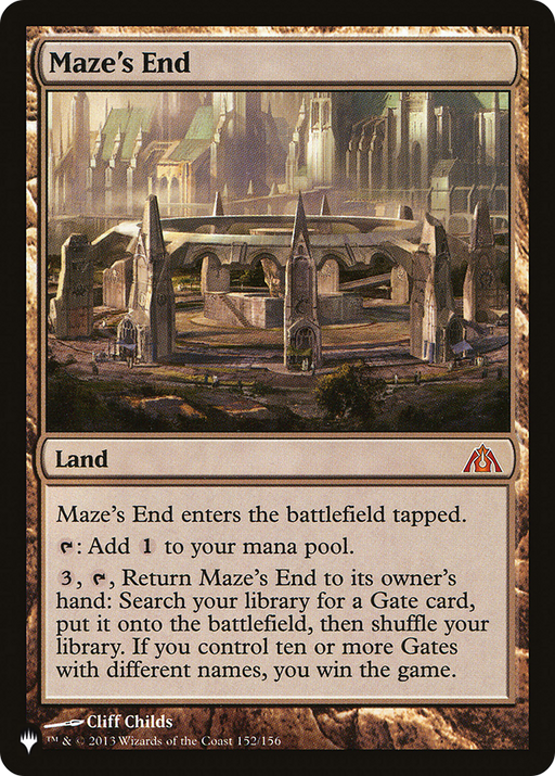 Maze's End (LIST-DGM-152) [Mystery Booster] The List MTG Single Wizards of the Coast