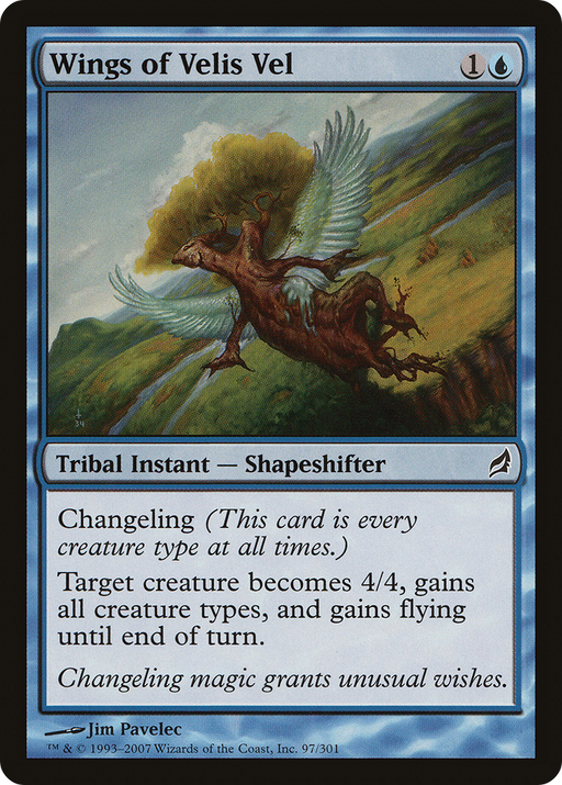 Wings of Velis Vel (LRW-097) [Lorwyn] MTG Single Wizards of the Coast