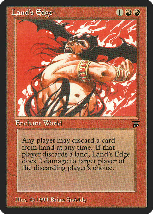 Land's Edge (LEG-158) [Oldschool] Legends MTG Single Wizards of the Coast