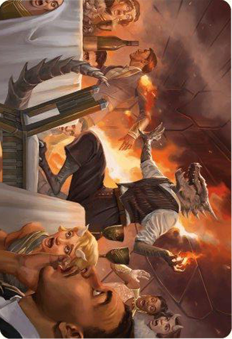Party Thrasher Art Card [Art Series] Modern Horizons 3 MTG Single Magic: The Gathering