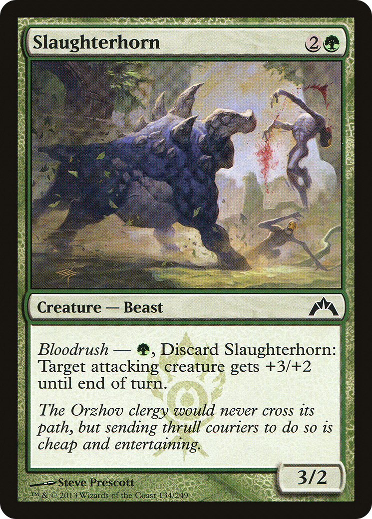 Slaughterhorn (GTC-134) [Gatecrash] MTG Single Wizards of the Coast