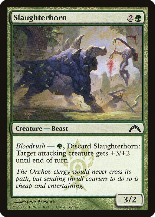 Slaughterhorn (GTC-134) [Gatecrash] MTG Single Wizards of the Coast