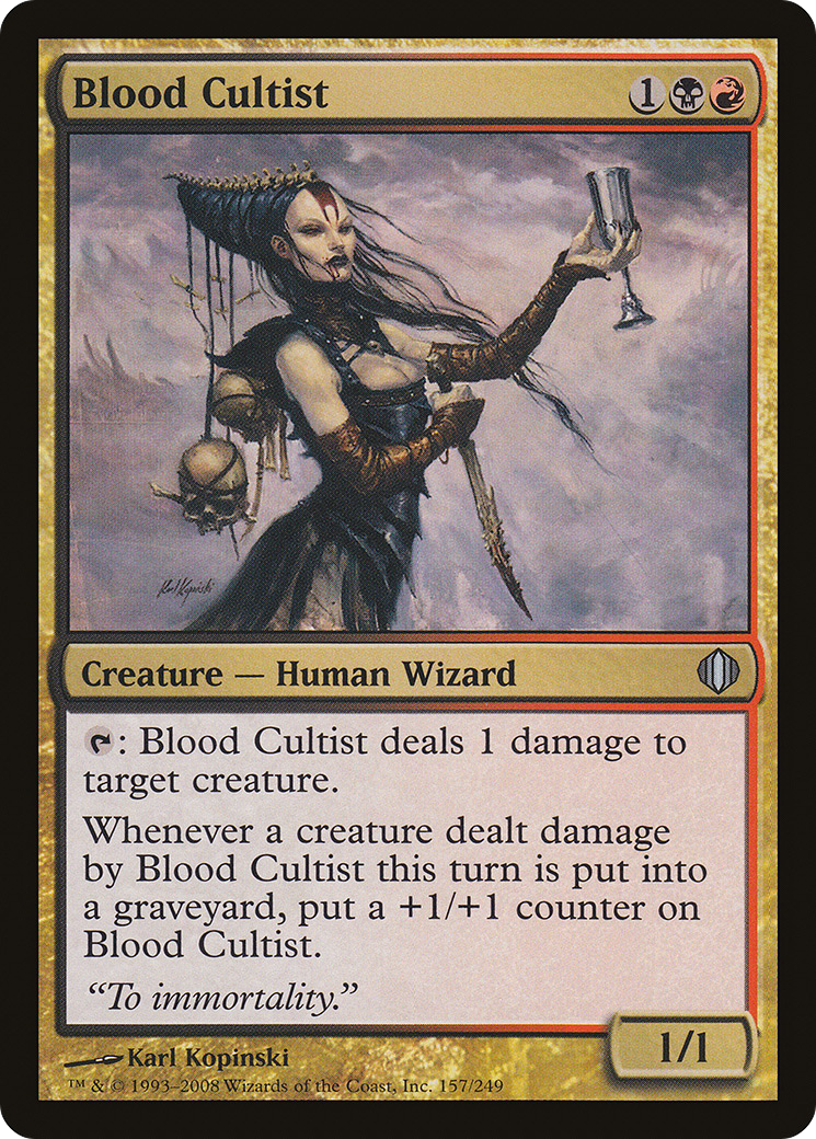 Blood Cultist (ALA-157) [Shards of Alara] MTG Single Wizards of the Coast