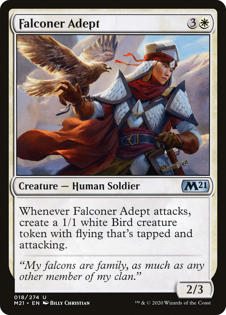 Falconer Adept (M21-018) [Core Set 2021] MTG Single Wizards of the Coast