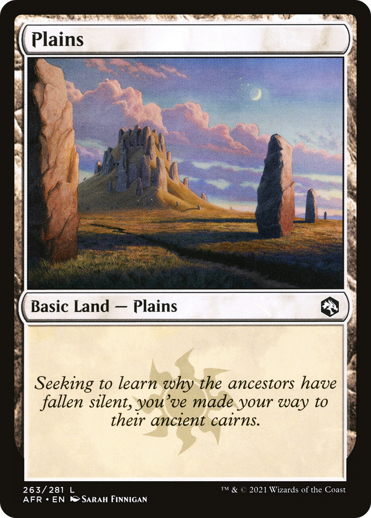 Plains (AFR-263) [Adventures in the Forgotten Realms] MTG Single Wizards of the Coast