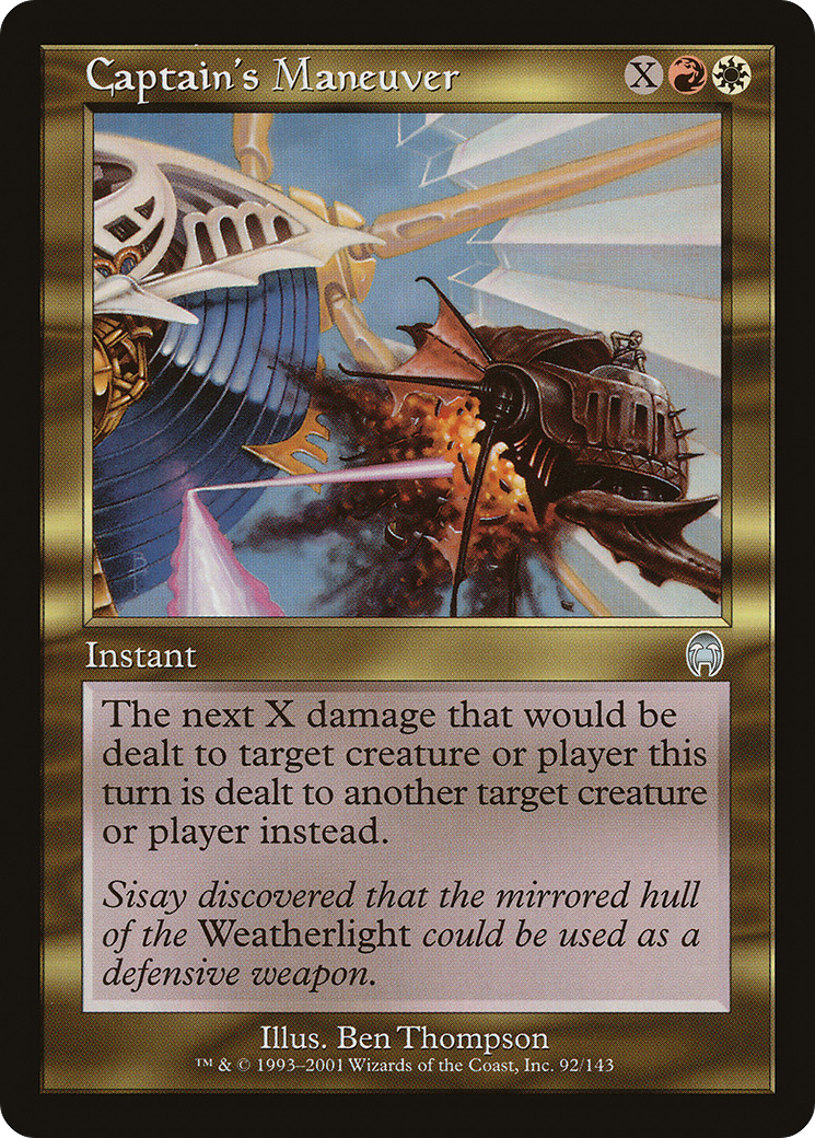Captain's Maneuver (APC-092) [Apocalypse] MTG Single Wizards of the Coast