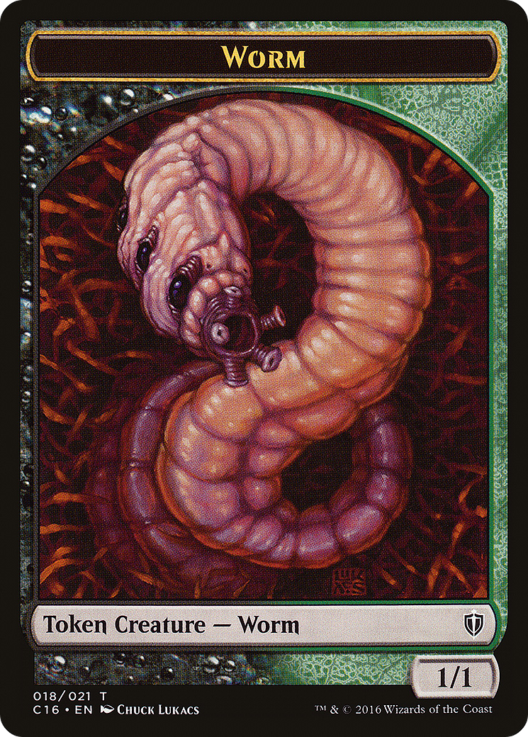 Worm (TC16-018) [Tokens] Commander 2016 Tokens MTG Single Wizards of the Coast