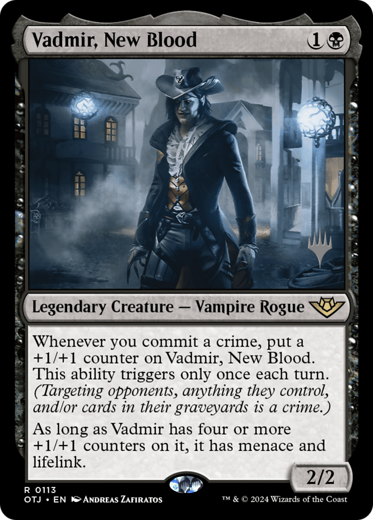 Vadmir, New Blood (PPOTJ-113) [Outlaws of Thunder Junction Promos] MTG Single Wizards of the Coast