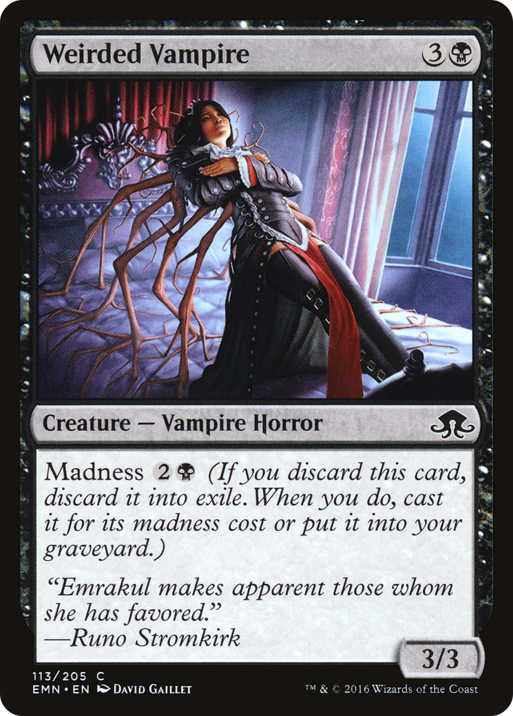 Weirded Vampire (EMN-113) [Eldritch Moon] Foil MTG Single Wizards of the Coast