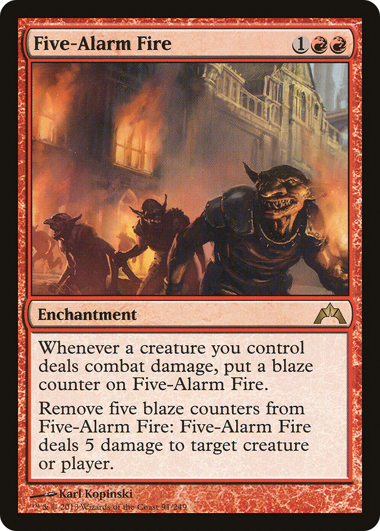 Five-Alarm Fire (GTC-091) [Gatecrash] MTG Single Wizards of the Coast