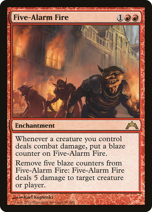 Five-Alarm Fire (GTC-091) [Gatecrash] MTG Single Wizards of the Coast