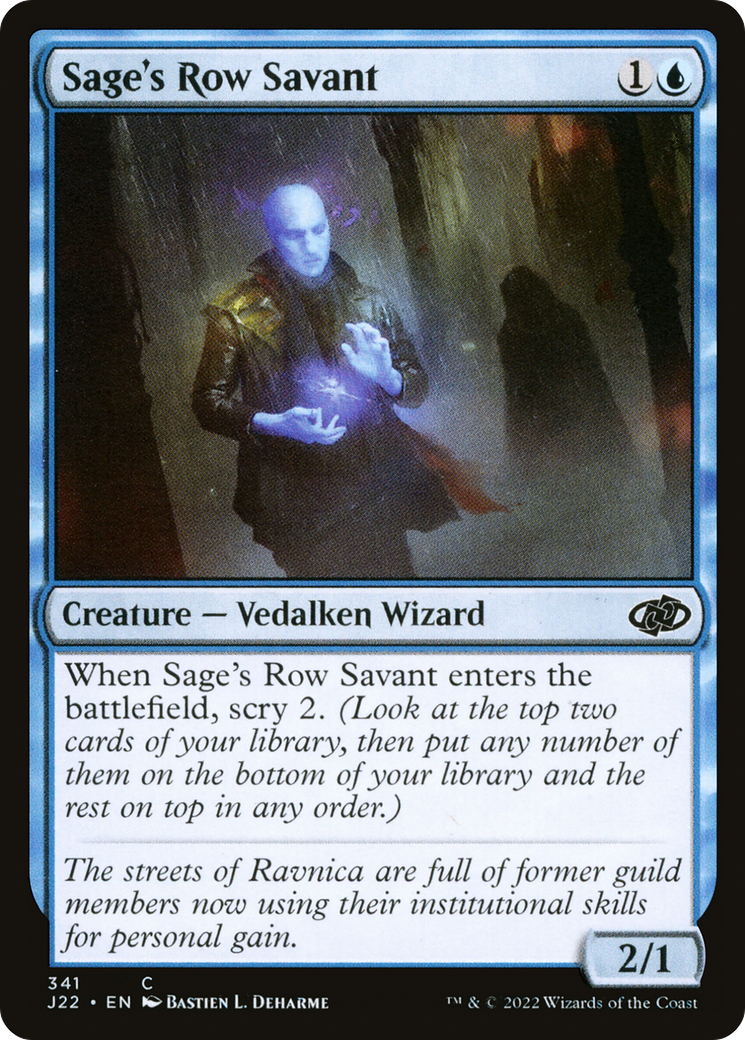 Sage's Row Savant (J22-341) [Jumpstart 2022] MTG Single Wizards of the Coast