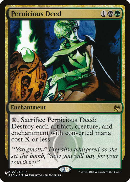 Pernicious Deed (LIST-212/249) [Mystery Booster] The List MTG Single Wizards of the Coast