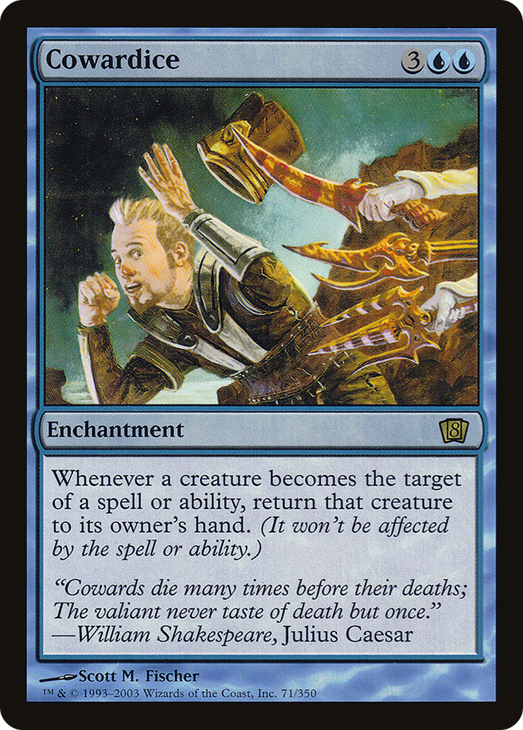 Cowardice (8ED-071) [8th Edition] Foil MTG Single Wizards of the Coast