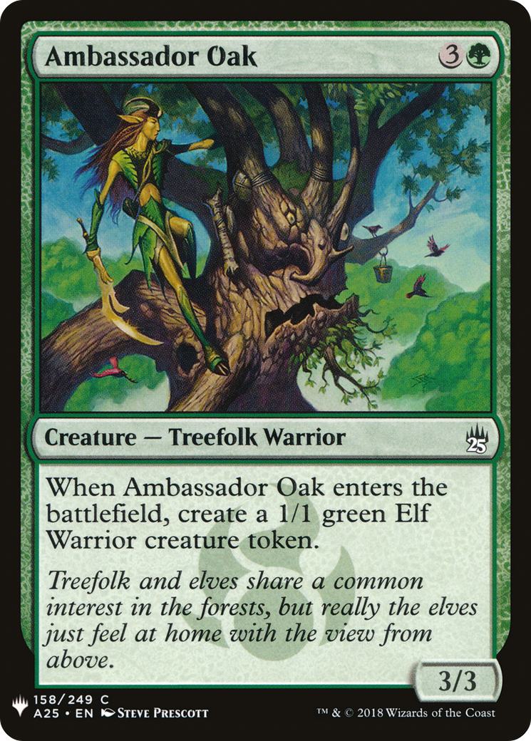 Ambassador Oak (LIST-A25-158) [Mystery Booster] The List MTG Single Wizards of the Coast