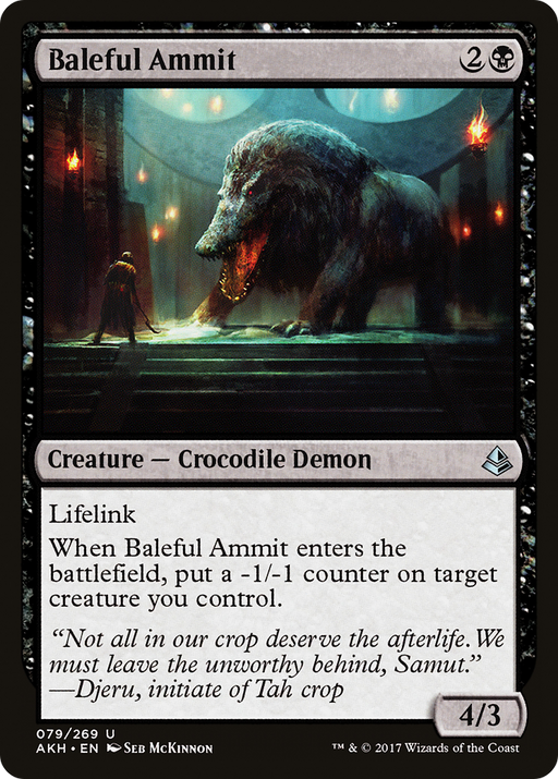 Baleful Ammit (AKH-079) [Amonkhet] MTG Single Wizards of the Coast