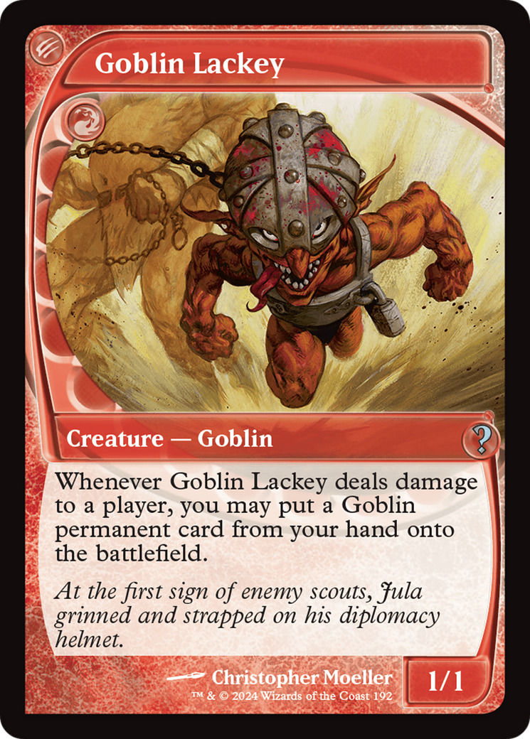 Goblin Lackey (Future Sight) (MB2-192) [Mystery Booster] Mystery Booster 2 MTG Single Wizards of the Coast