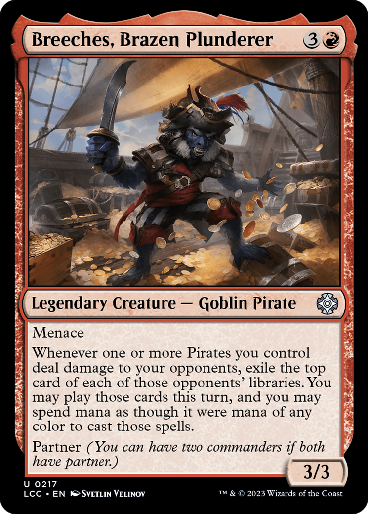 Breeches, Brazen Plunderer (LCC-217) [The Lost Caverns of Ixalan Commander] MTG Single Wizards of the Coast