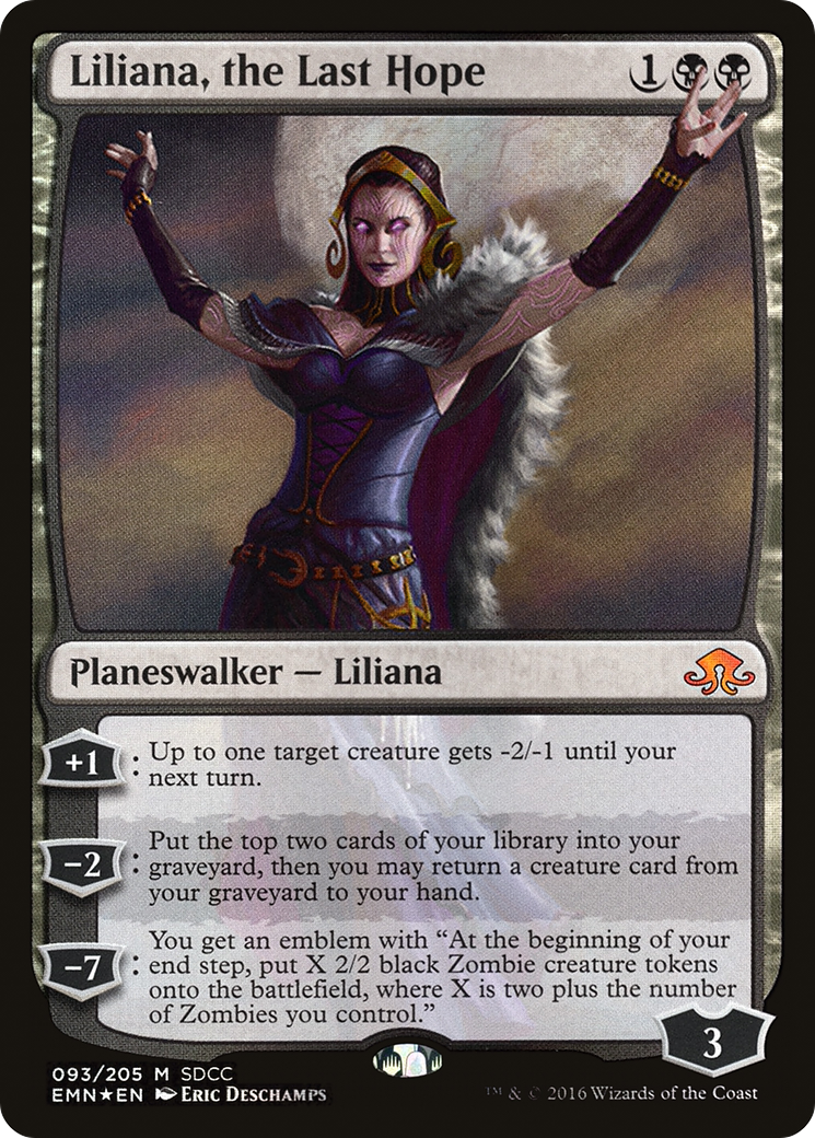 Liliana, the Last Hope (SDCC 2016 Exclusive) (MEDIA-093) [Misc] San Diego Comic-Con 2016 Foil MTG Single Wizards of the Coast