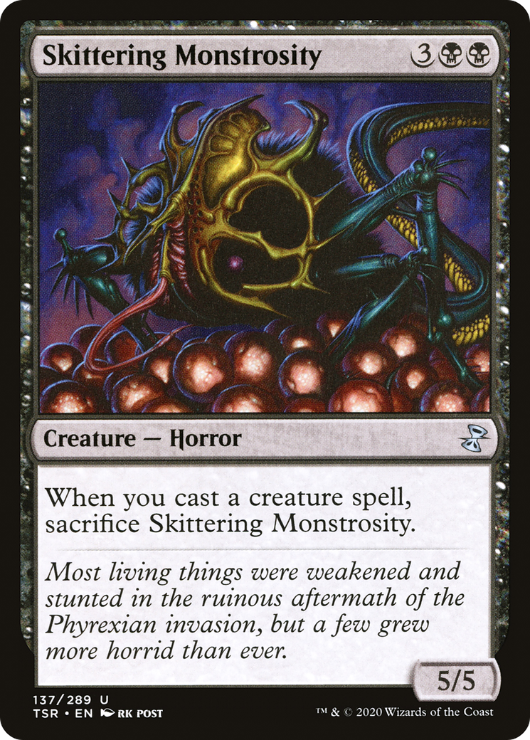 Skittering Monstrosity (TSR-137) [Time Spiral Remastered] MTG Single Wizards of the Coast