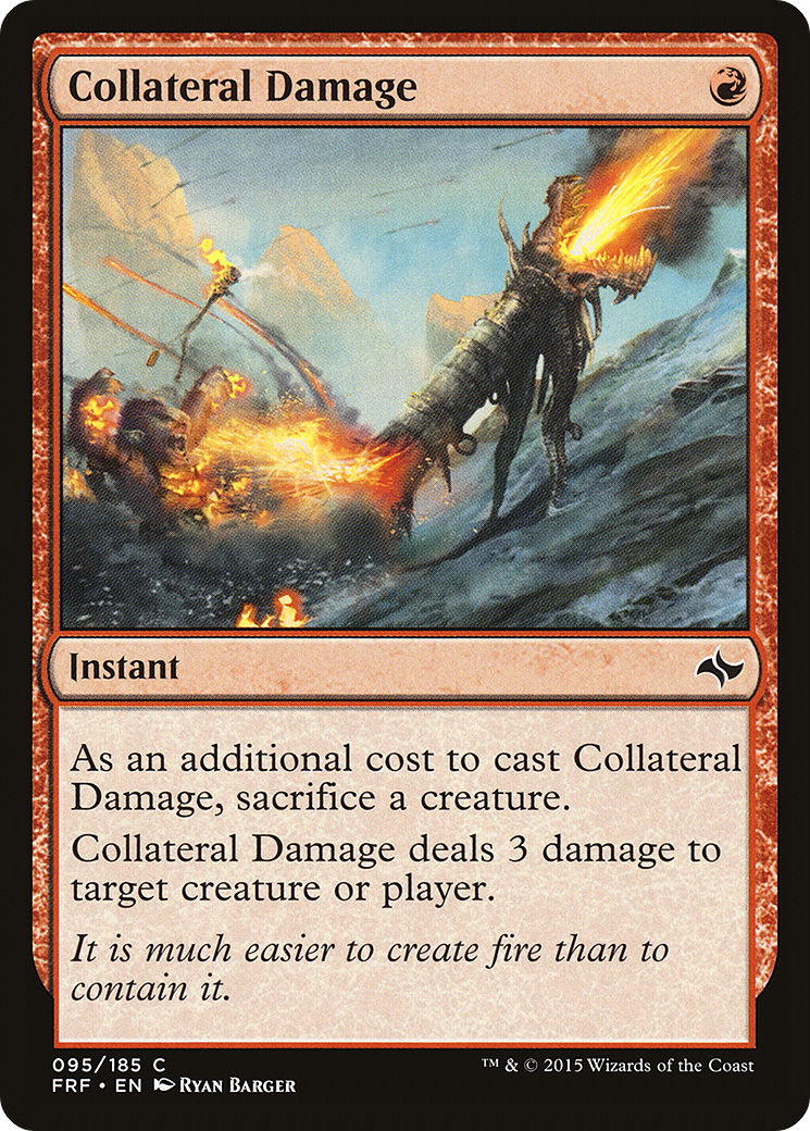 Collateral Damage (FRF-095) [Fate Reforged] Foil MTG Single Wizards of the Coast