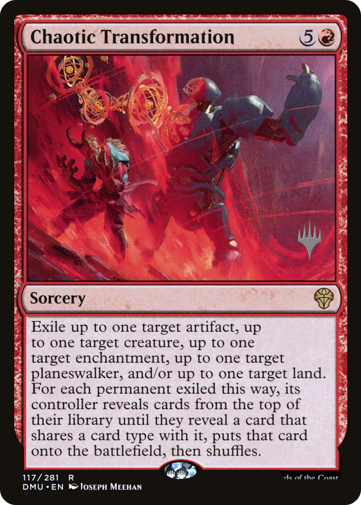 Chaotic Transformation (PPDMU-117) [Dominaria United Promos] MTG Single Wizards of the Coast