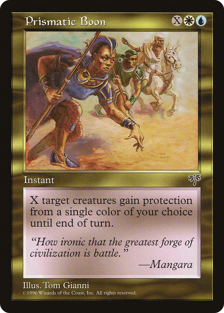 Prismatic Boon (MIR-) [Mirage] MTG Single Wizards of the Coast