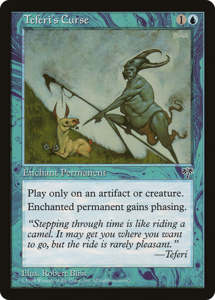 Teferi's Curse (MIR-096) [Mirage] MTG Single Wizards of the Coast
